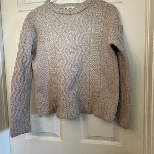 Cable Knit Wool Sweater